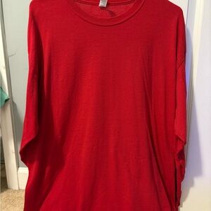 Jerzees Red Crew Neck Tee